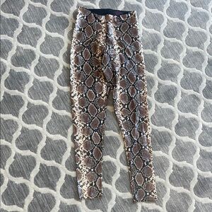 Commando Women's Snakeskin Leggings - Brown and Black
